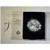 Image 1 : 2020-W BURNISHED SILVER EAGLE ORIG BOX/COA