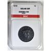Image 1 : 1818 LARGE CENT BGC SUPERB GEM BU BR