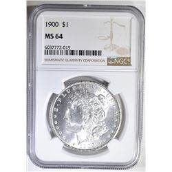 1900 MORGAN DOLLAR NGC MS-64