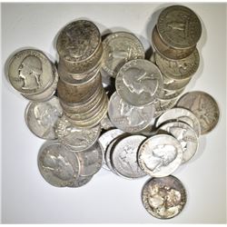 $10.00 FACE VALUE 90% SILVER U.S. QUARTERS