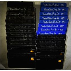U.S. PROOF SETS FROM THE 1970'S
