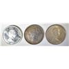 Image 2 : 3-1959 CANADIAN SILVER DOLLARS