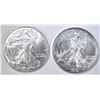 Image 1 : 2-2006 BU  AMERICAN SILVER EAGLES
