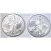 Image 1 : 2-2010 BU  AMERICAN SILVER EAGLES