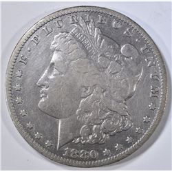 1880-CC MORGAN DOLLAR VF