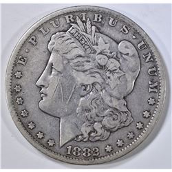 1882-CC MORGAN DOLLAR VF SCRATCHED