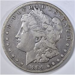 1884-CC MORGAN DOLLAR VF