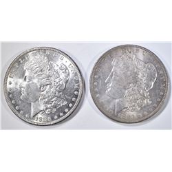 1883 & 1885 MORGAN DOLLARS BU