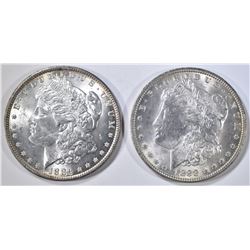 1886 & 1888 MORGAN DOLLARS BU