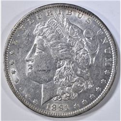 1891-O MORGAN DOLLAR AU/BU