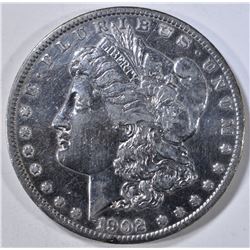 1902-S MORGAN DOLLAR XF CLEANED