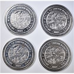 4-HALF OUNCE=2oz .999 SILVER ROUNDS