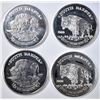 Image 2 : 4-HALF OUNCE=2oz .999 SILVER ROUNDS