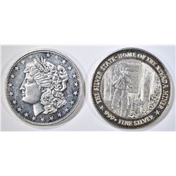 652-ONE OUNCE .999 SILVER ROUNDS
