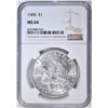 Image 1 : 1900 MORGAN DOLLAR NGC MS-64