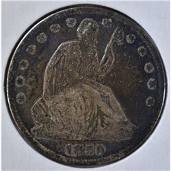 1859-O SEATED LIBERTY HALF DOLLAR  VG