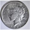 Image 1 : 1921 PEACE DOLLAR  AU/BU