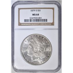 1879-S MORGAN DOLLAR NGC MS-64