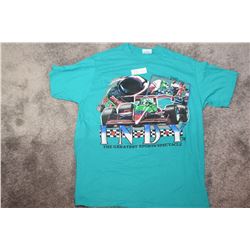 XL VINTAGE 1990 LIFE BEGINS AT 200 MPH INDY T-SHIRT