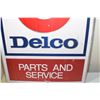 Image 2 : ANTIQUE A/C DELCO CHEVY TIN SIGN