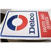 Image 4 : ANTIQUE A/C DELCO CHEVY TIN SIGN