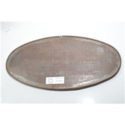 FORDSON STEEL FORD SIGN