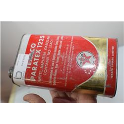 TEXACO PARATEX OIL ADVERT. TIN