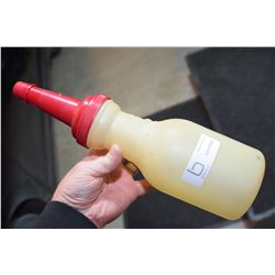 PLASTIC QUART OIL BOTTLE