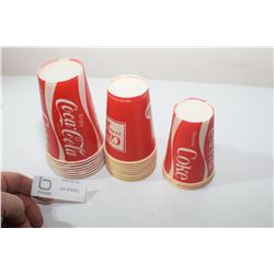 3 DIFF STYLES NOS COCA COLA CUPS