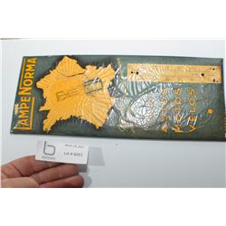 FRENCH CIRCA 1920S ADVERTISING THERMOMETER AS IS