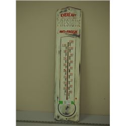 VINTAGE PRESTONE ANTIFREEZE THERMOMETER (8 X 36 IN LONG)