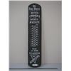 Image 1 : VINTAGE THE FREEPASS WESTERN CANADA GREATES NEWSPAPER THERMOMETER (8 1/4 X 39 IN LONG) (TOUCHED UP)