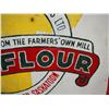 Image 5 : VINTAGE WHEAT POOL FLOUR SIGN (TOUCHED UP) (19 1/4 X 27 1/4 LONG)