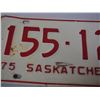 Image 2 : PAIR OF 1975 SASK LICENSE PLATES