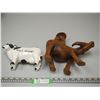 Image 4 : WOODEN FIGURINE & MILK MONEY COIN BANK