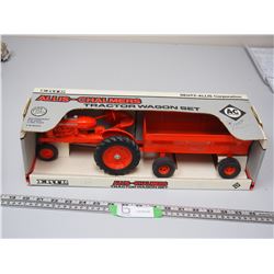 ERTC AUIS CHALMERS TRACTOR WAGON SET 1989 1/16 SCALE NEW IN BOX