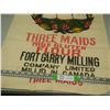 Image 4 : VINTAGE 100 LB THREE MAIDS FLOUR BAG