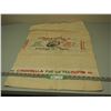 Image 1 : CINDERALL FLOUR BAG (VINTAGE) 100 LB (HAS SIGNATURES ON IT)