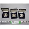 Image 1 : 3X THE MONEY / JUNE 1983 CANADA THE PRINCE AND PRINCESS OF WALES COINS (3) IN CASES (ALL 3 THE SAME)