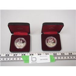 (2X THE MONEY/ CANADA 1983 DOLLAR COINS (2) UNIVERSIADE EDMONTON BOTH IN THE SAME CASES