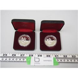 (2X THE MONEY/ CANADA 1983 DOLLAR COINS (2) UNIVERSIADE EDMONTON BOTH IN THE SAME CASES