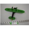 Image 4 : LIBERTY CLASSIC JOHN DEERE TRAVEL AIR AIRPLANE METAL TOY LIMITED EDITION (7 1/2 LONG X10 3/4 IN WIDE