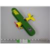 Image 2 : LIBERTY CLASSICS JOHN DEERE VEGA PLANE METAL TOY LIMITED EDITION (7 1/2 LONG X 11 WIDE)