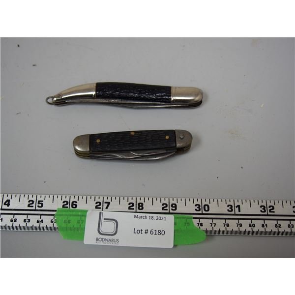 2 VINTAGE JACK KNIVES