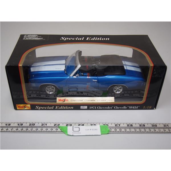 MAISTO SPECIAL EDITION 1971 CHEV CHEVELLE 454 (NIB) 1/18 SCALE