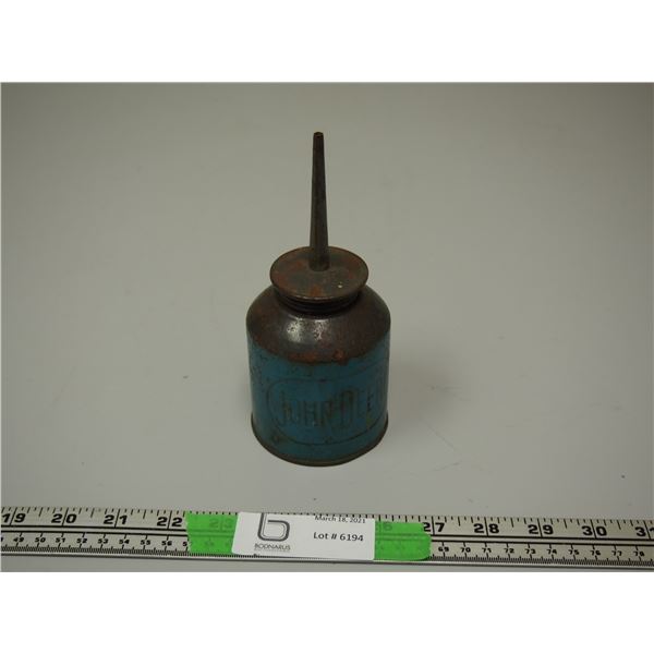 VINTAGE JOHN DEERE OILER CAN