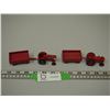 Image 1 : 2X THE MONEY/ SMALLER TOY TRACTORS & WAGONS
