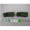 Image 2 : 2X THE MONEY/ DINKY TOYS ARMY WAGONS (4 IN LONG EACH)