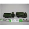 Image 3 : 2X THE MONEY/ DINKY TOYS ARMY WAGONS (4 IN LONG EACH)