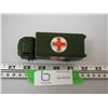 Image 2 : DINKY TOYS MILITARY AMBULANCE (1 DOOR HINGE IS BROKEN OFF 4 1/4 IN LONG)